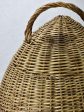 1950 s French cane birdcage with original photo 30¾  Sale