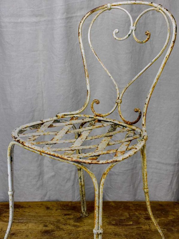 Antique French garden chair - Napoleon III Supply