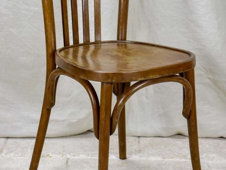 Set of 12 mid century French bistro chairs Online Sale