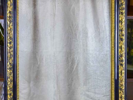 Black and gold antique French mirror - Napoleon III 25 ½  x 35  Hot on Sale