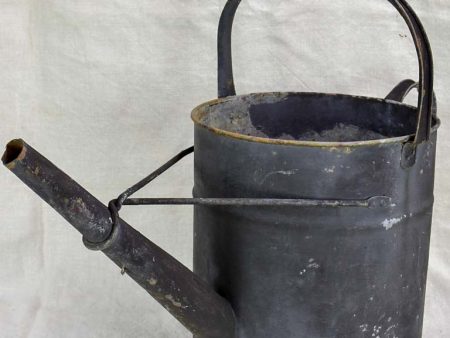 Antique English watering can with black painted finish Online Hot Sale