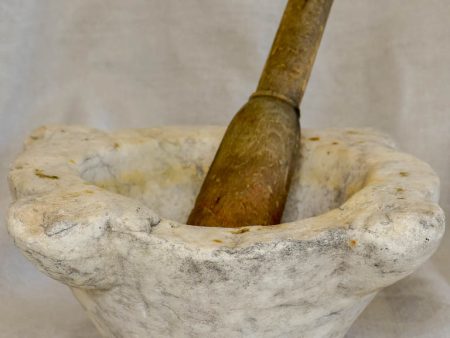 19th Century marble mortar Hot on Sale