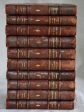 Collection of ten antique French leather bound books Online Hot Sale