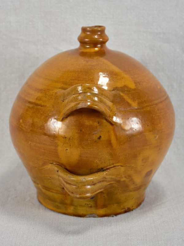 Small antique French conscience water jug with four handles 8¾  Sale