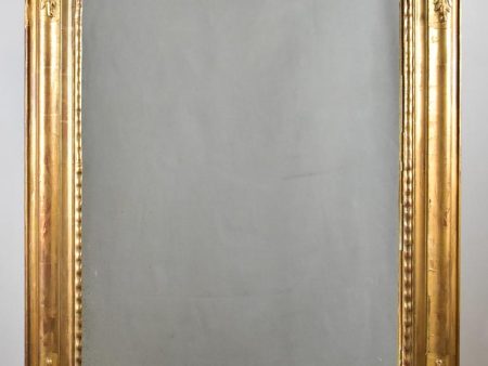 Antique French mirror with floral frame 28  x 41¼  Online Hot Sale