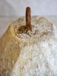 Antique French stone counterweight - square pyramid Hot on Sale