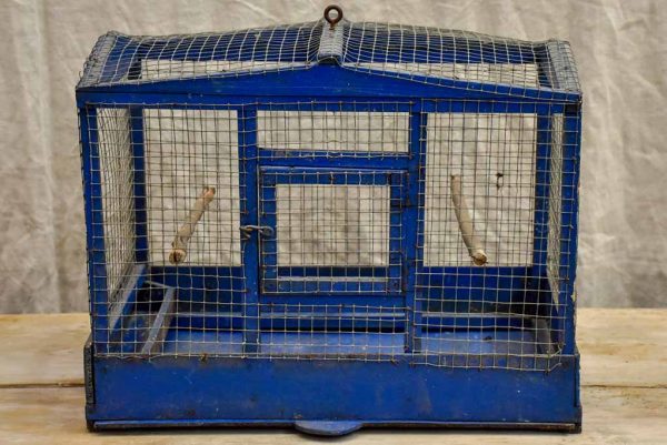 Blue French birdcage from the 1930 s Online Sale