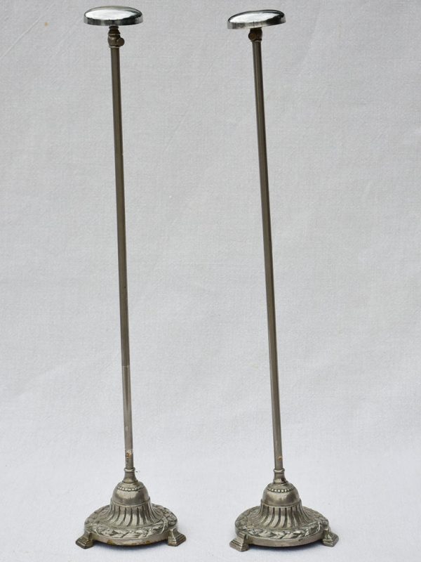 Pair of antique French metal hat stands 24½  Sale