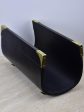 Magazine stand, leather, vintage (1970-80s) Discount