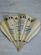 Mid Century Kina Lillet advertising paper fan on Sale