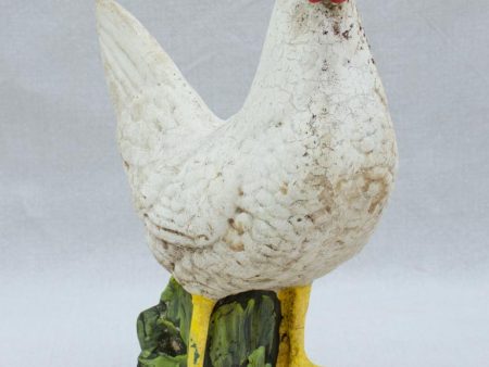 1960 s French decorative garden hen For Discount