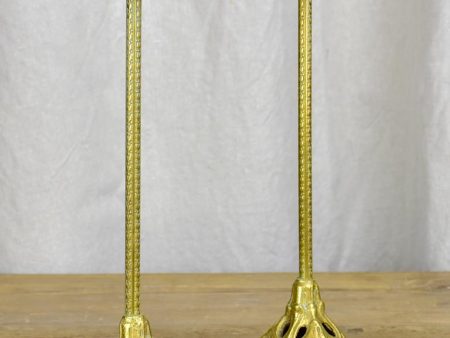 Pair of adjustable antique French hat stands on Sale