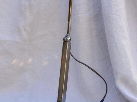 Adjustable 1930 s reading lamp - travertine and chrome Online