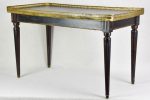 Louis XVI style coffee table with gallery edge 17¼  x 33½  Fashion