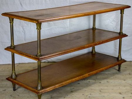 Three tier French display table from a boutique - 1900s 58¼  x 23¾  Online Sale