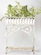 Early 20th-century French iron and zinc pot plant stand For Sale