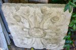 Large salvaged French ceiling plaster mold - cement Supply