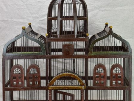 Large antique French birdcage from the early twentieth century Online Hot Sale