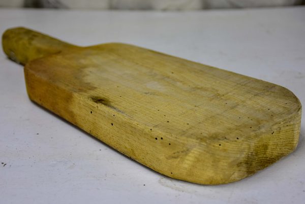 Antique French cutting board with long handle 11” For Cheap