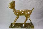 Mid century garden sculpture of Bambi 25¼  Sale