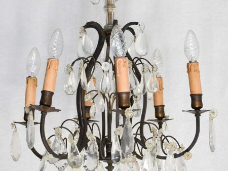 Small 6 light antique chandelier 24½  Online