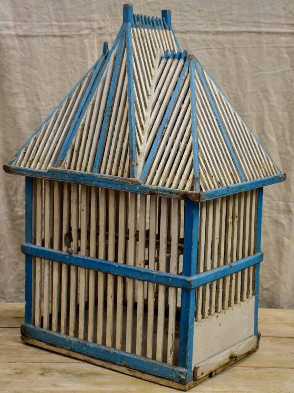 Large architectural antique French birdcage Discount