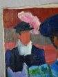 20th Century oil on canvas - Matador - Anna Costa 15  x 18  Supply