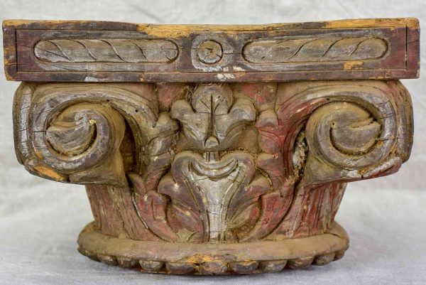 Antique salvaged column capital Hot on Sale