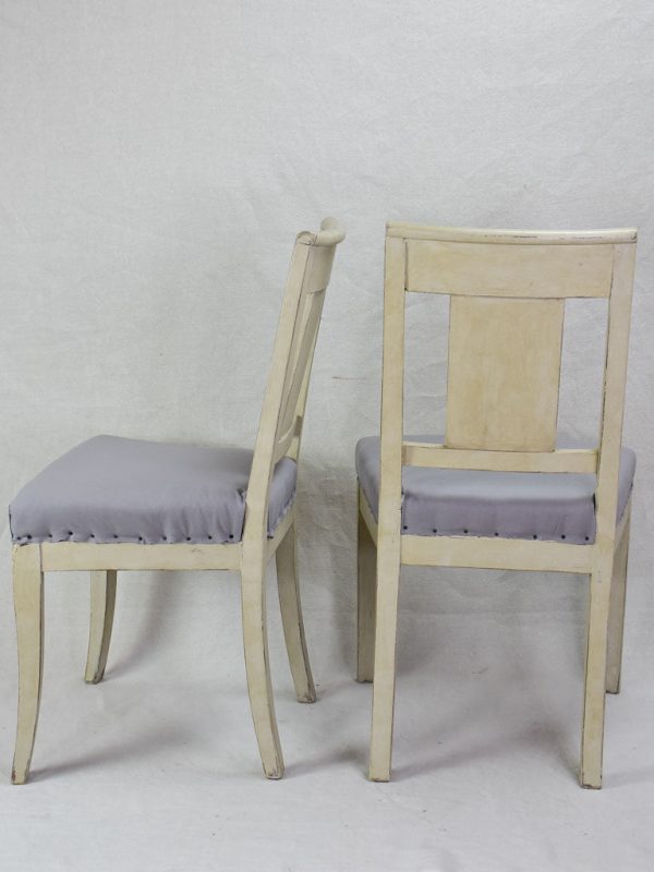 Set of eight early nineteenth-century French dining chairs For Cheap