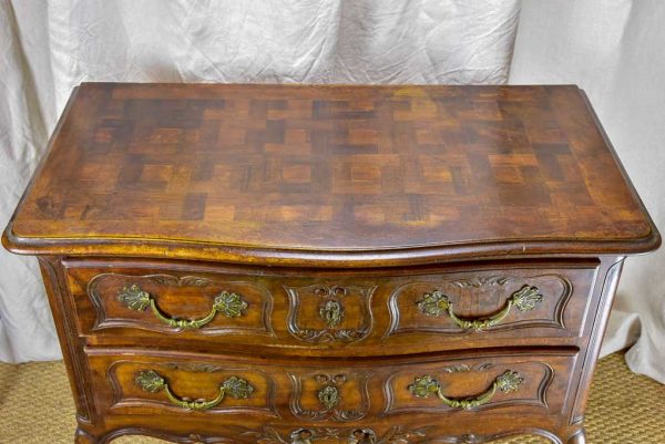 Mid Century French Provencal two drawer commode on Sale