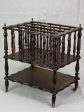 Antique French magazine rack on casters Discount