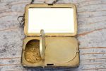 French Antique Metal Compact & Notebook Cheap