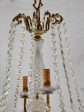 Crystal and brass 12 light chandeliers from the 1940 s - 27½  x 43¼  Hot on Sale