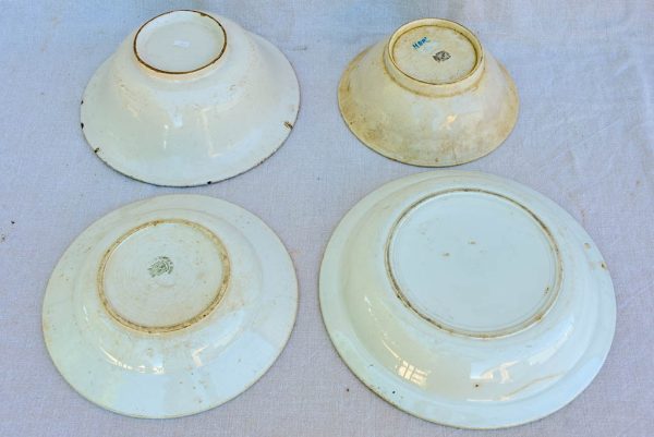 Collection of 9 stoneware bowls - 19th Century For Sale