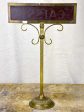 Antique French Caisse boutique sign - dark red Online Sale