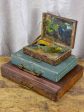 Antique French artist s paint box with palette Cheap