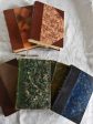 Mixed collection of six antique French leather bound books For Discount