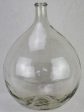 Antique French demijohn bottle with clear glass 19¾  on Sale