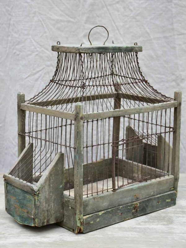 Small antique French birdcage For Discount