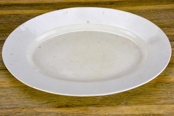 Antique French oval platter 17¾  x 12¼  Online Sale