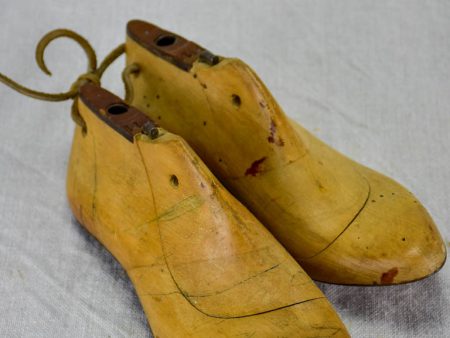 Pair of 1950 s French wooden shoestays Online Hot Sale