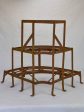 Antique French pot plant stand with three shelves 24¾  For Discount