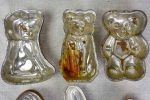 Collection of mid century chocolate molds - various shapes and animals Online Hot Sale