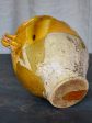 Antique French confit pot with yellow glaze 9 ¾   For Discount