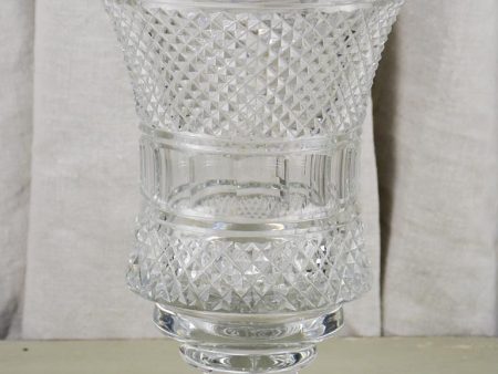 Large mid-century crystal vase - Medici shaped Fashion