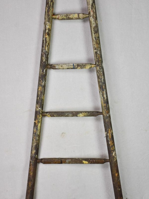 19th century French harvest ladder with broad base and narrow top 92¼  Online now