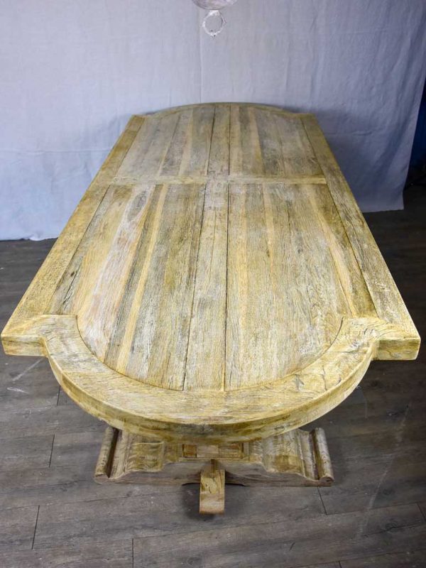 Antique French monastery dining table 98  x 39½  on Sale