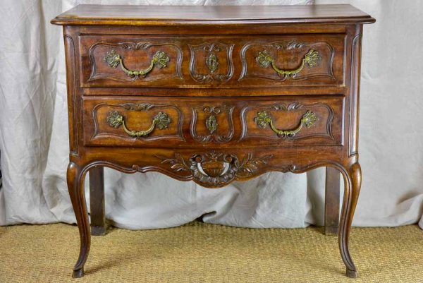 Mid Century French Provencal two drawer commode on Sale