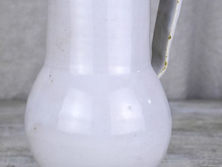 19th Century French faience pitcher from Varages For Cheap