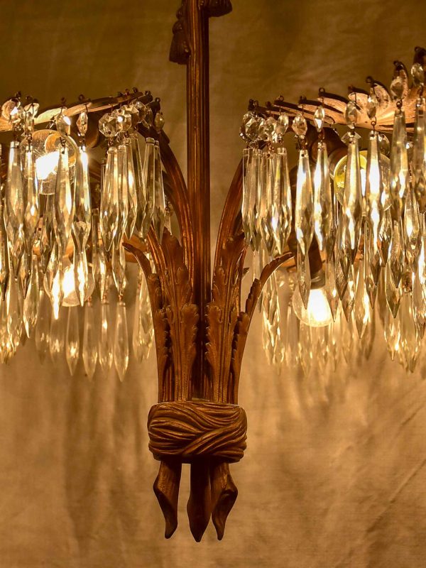 An antique palm chandelier - style Josef Hoffmann For Discount